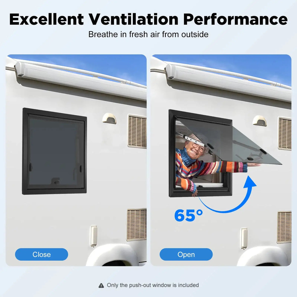 Caravan Ventilation Window 600x450 Skylight &ndash; Insect Screen