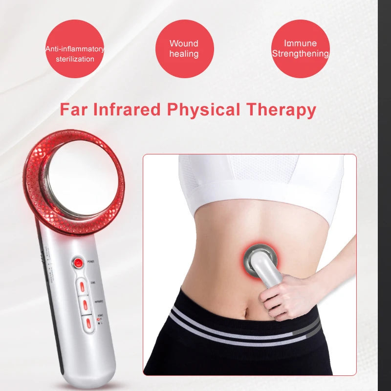 BZY &ndash; 3 In 1 EMS Cavitation Facial Lifting Massager