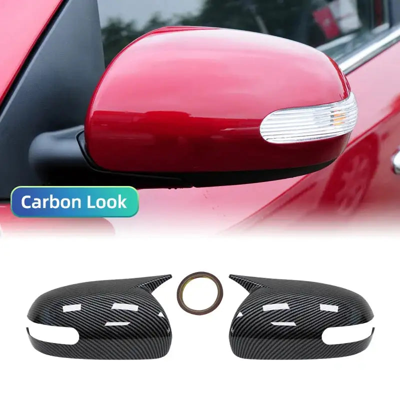 Kia Mirror Cover Carbon Fiber For Forte Cerato Ceed 08 13 Carbon fiber pattern