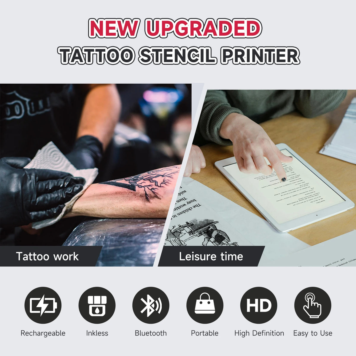 Portable Tattoo Stencil Printer &ndash; Wireless Printing