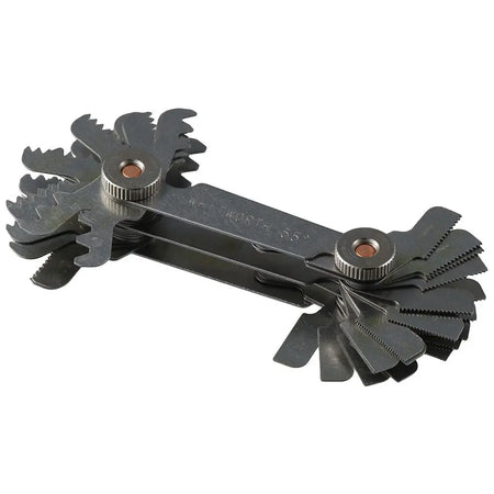 Stainless Steel Screw Thread Pitch Gauge Metric &amp; Imperial 52Pcs Measuring Tool 55 Degree &amp; 60 Degree Thread Measuring Gage