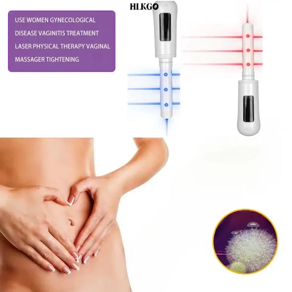 Gynecological LED Red Blue Therapy Massage Inflammation
