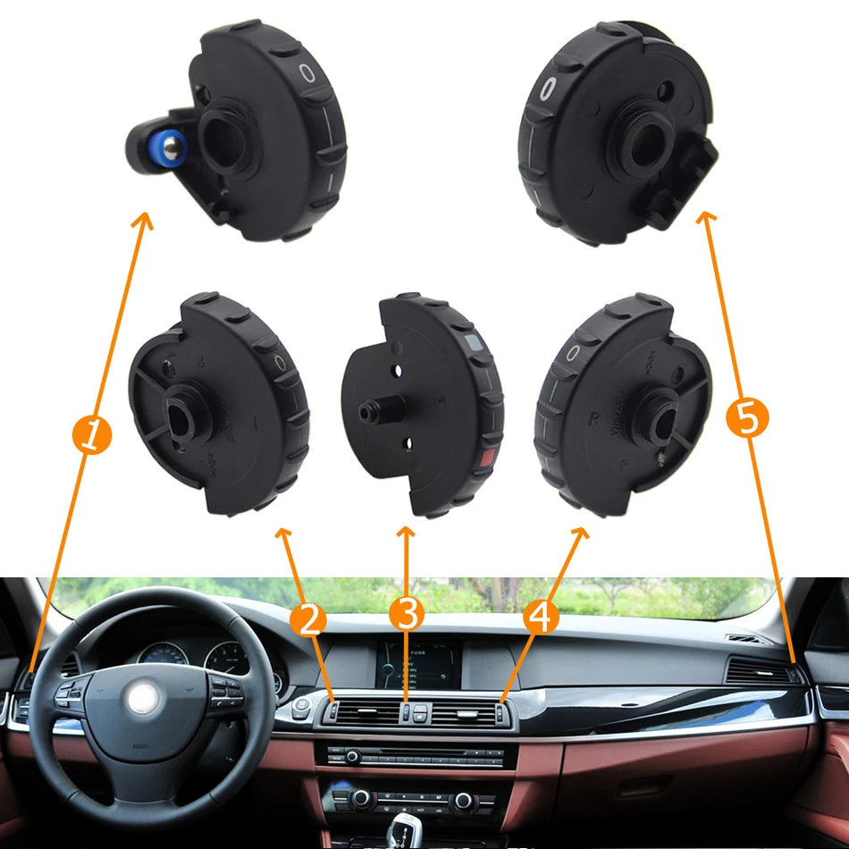 BMW 5 Series Air Vent Roller Base for F10 F11, PC and ABS