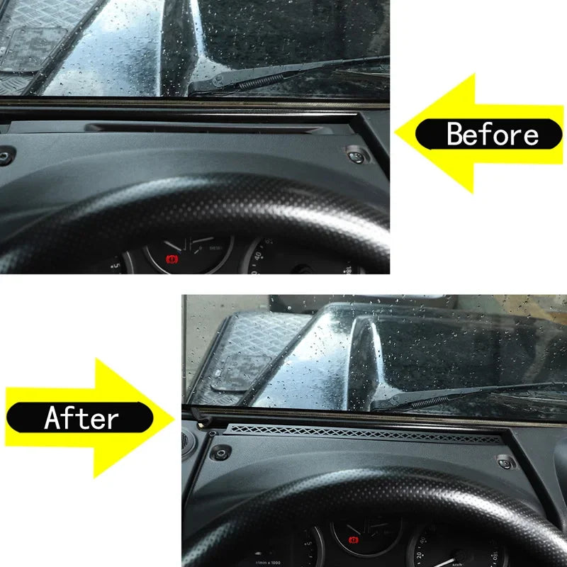 Aluminiowa siatka osłonowa wylotu powietrza do Defender 90 110