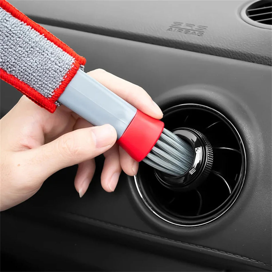 Car Vent Cleaning Tool - Multi-Purpose Vacuum Brush for Interior Care