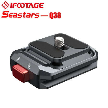 IFOOTAGE Q38 Aluminum Quick Release Plate &ndash; Ultra Light Q38