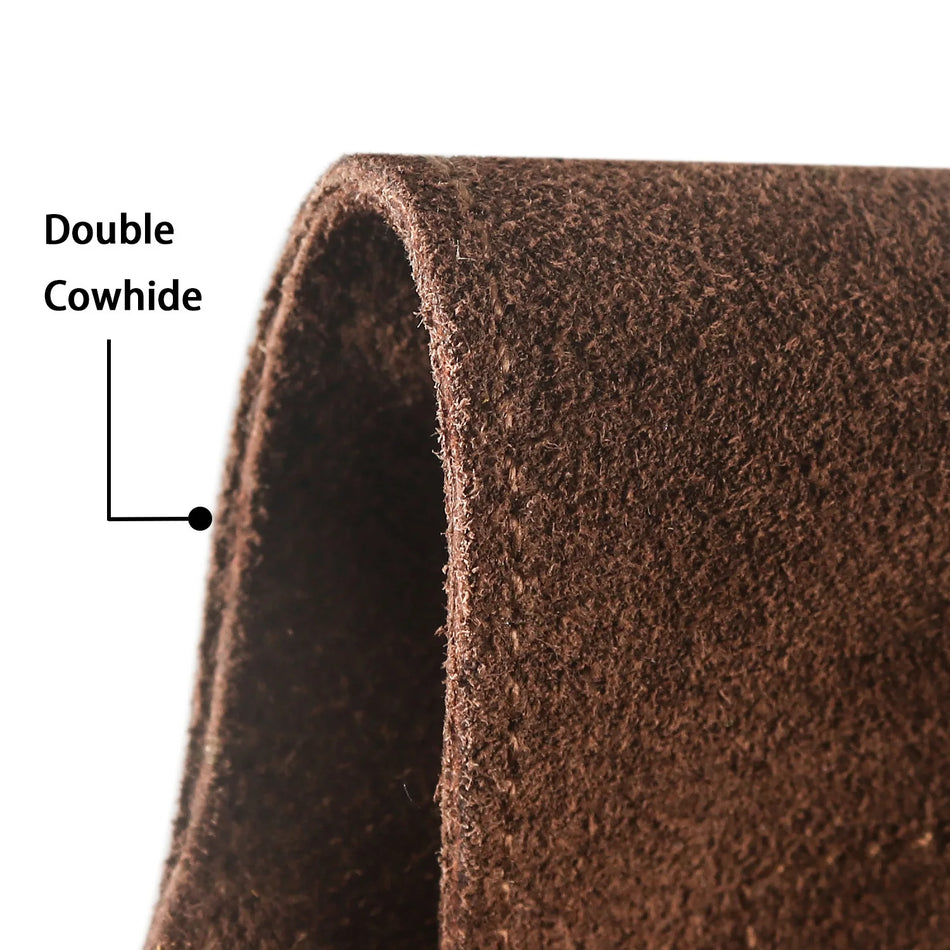 Cowhide Gym Grips with Wrist Wraps - Ideal for Weightlifting &amp; Workouts