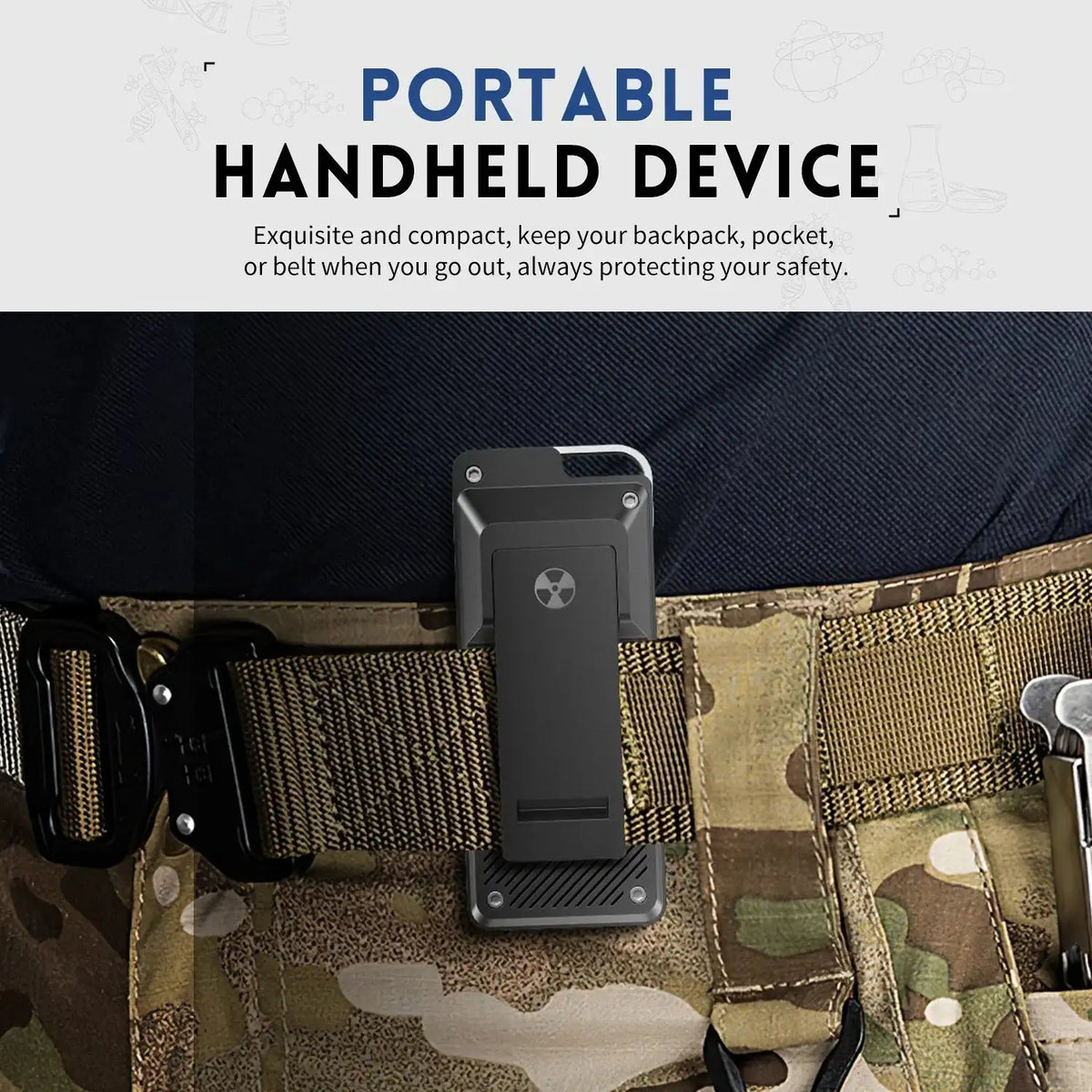 FNIRSI GC02 Geiger Counter Radiation Detector Dosimeter