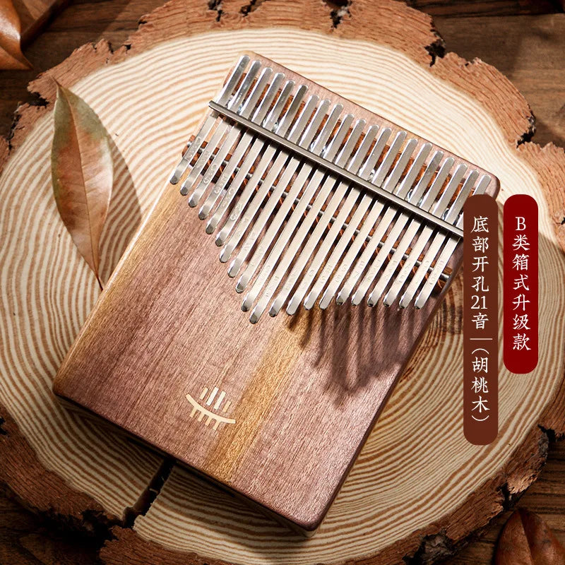Hluru 17 21 Key Kalimba Thumb Piano &ndash; Premium Wood 21 Key Walnut Wood