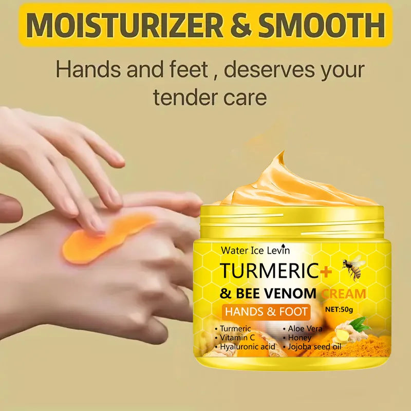 Turmeric Bee Venom Cream &ndash; Intensive Moisturizing Repair for Cracked Skin