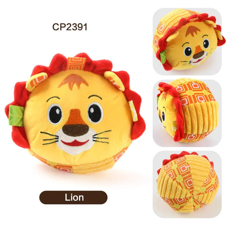 Plush Dog Voice Toys Balls &ndash; Fun and Interactive Chewing Experience Lion