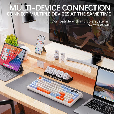 M96 Wireless Keyboard &ndash; Dual-Mode Multi-Device Gaming
