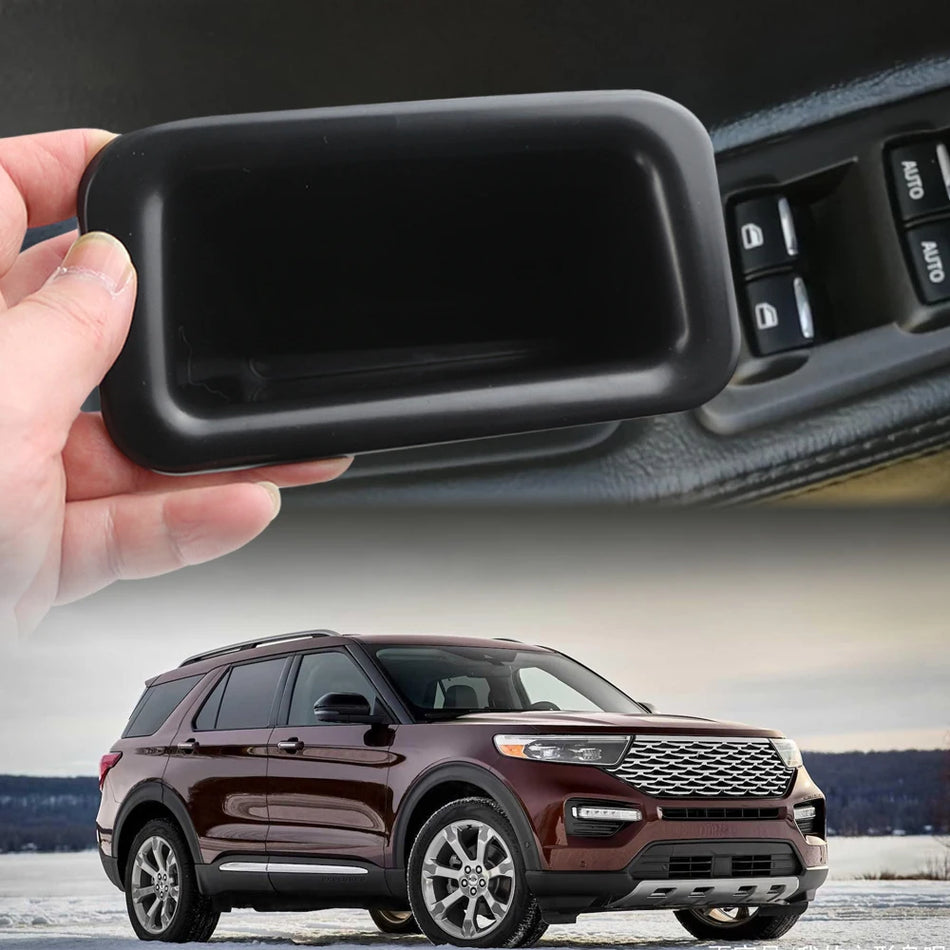 Door Storage Box for Ford Explorer 2011-2015 Armrest Organizer ABS Plastic Interior Door Panel Accessory