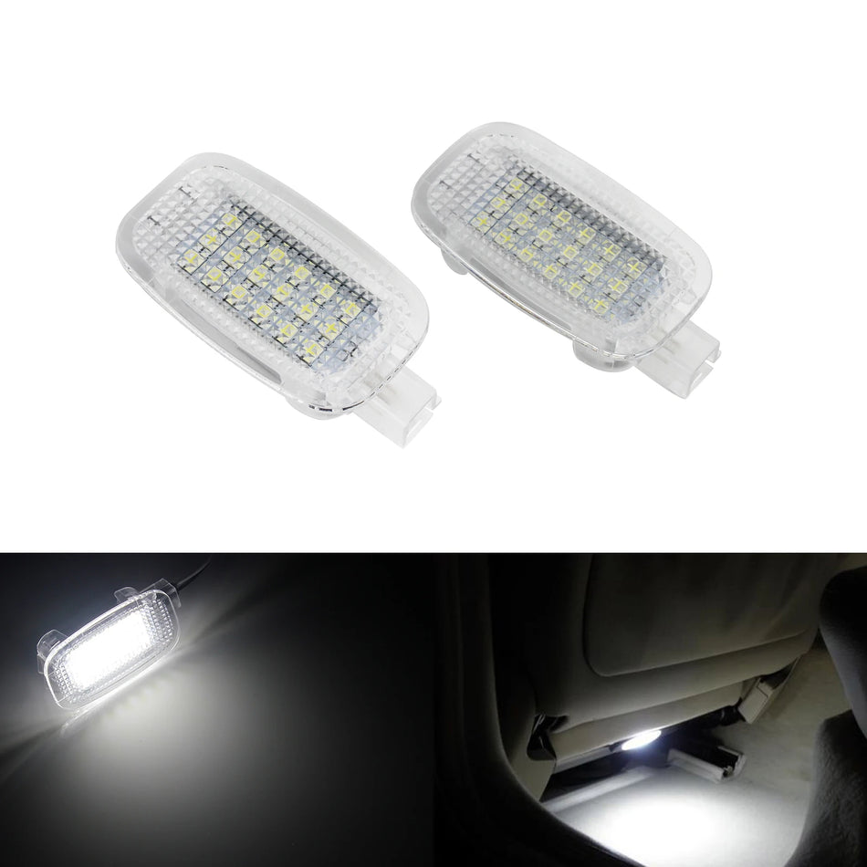 2x Kit Luce di Cortesia LED per Pavimento e Bagagliaio 12V Interno per Mercedes-Benz W204