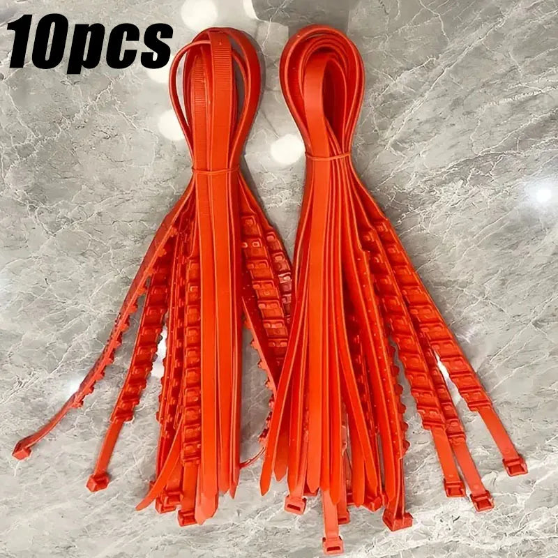 Disposable Anti-Skid Straps for Tires - Winter Traction 10pcs