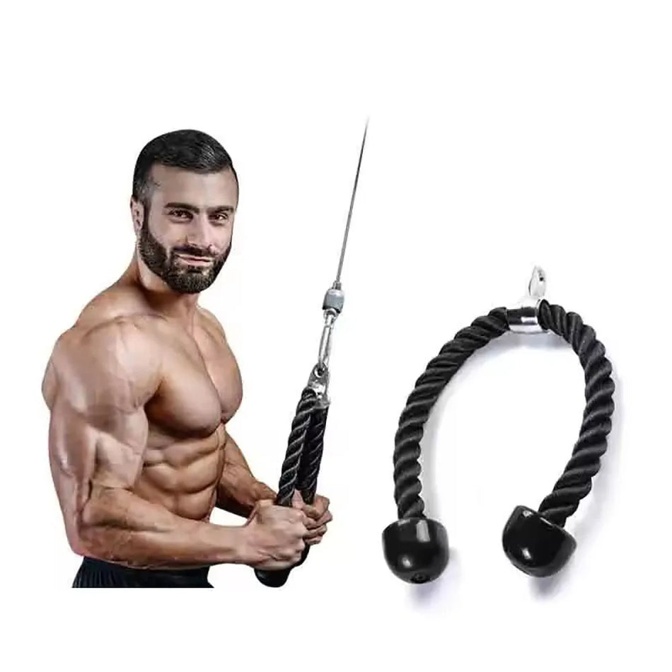 Zware Triceps Touw Kabel Bevestiging Voor Gym Pull Down Workouts
