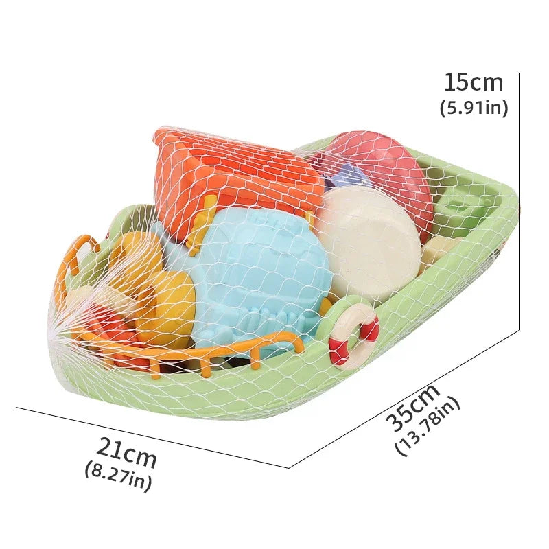 21Pcs Beach Toy Set &ndash; Creative Sandcastle Tools For Kids