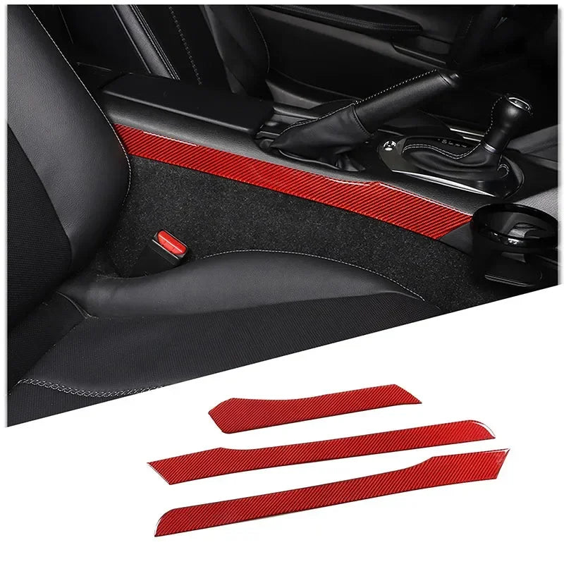 Rifinitura leva cambio in fibra di carbonio morbida per Mazda MX5 2016 2024