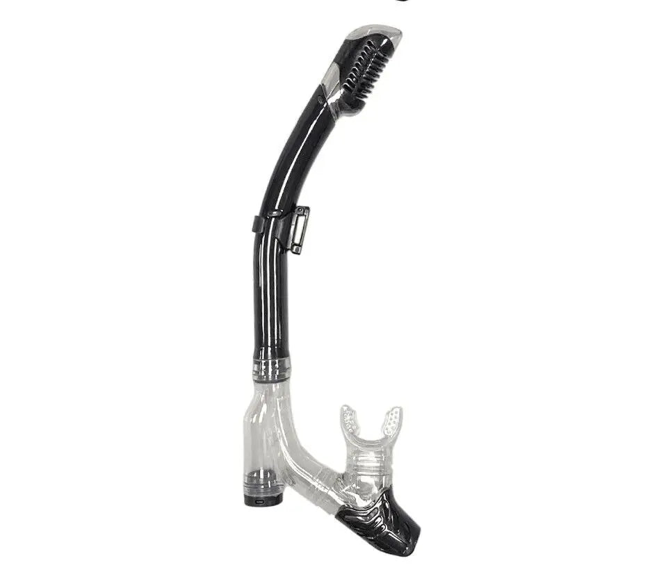 QYQ Scuba Diving Snorkel &ndash; Dry Breathing Tube for Adults and Children 398black through / CHINA
