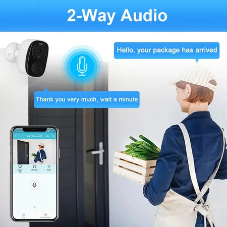 2K 3MP Wireless Security Camera