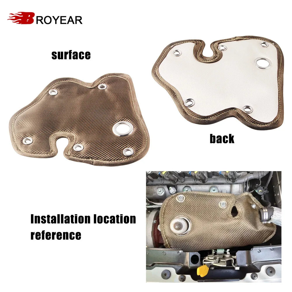 Heat Insulation Shield Blanket for Abarth 500 595 Turbo by InterCyprus Trading Ltd