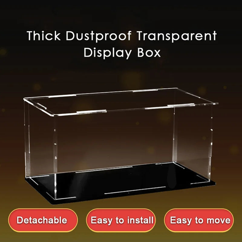 Acrylic Model Display Case for Collectibles, Dustproof Storage