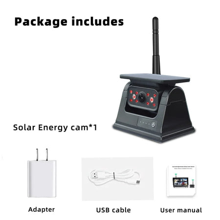 Wireless WiFi Solar Backup Camera Magnetic Base &ndash; AI Alarm Solar Camera / CHINA