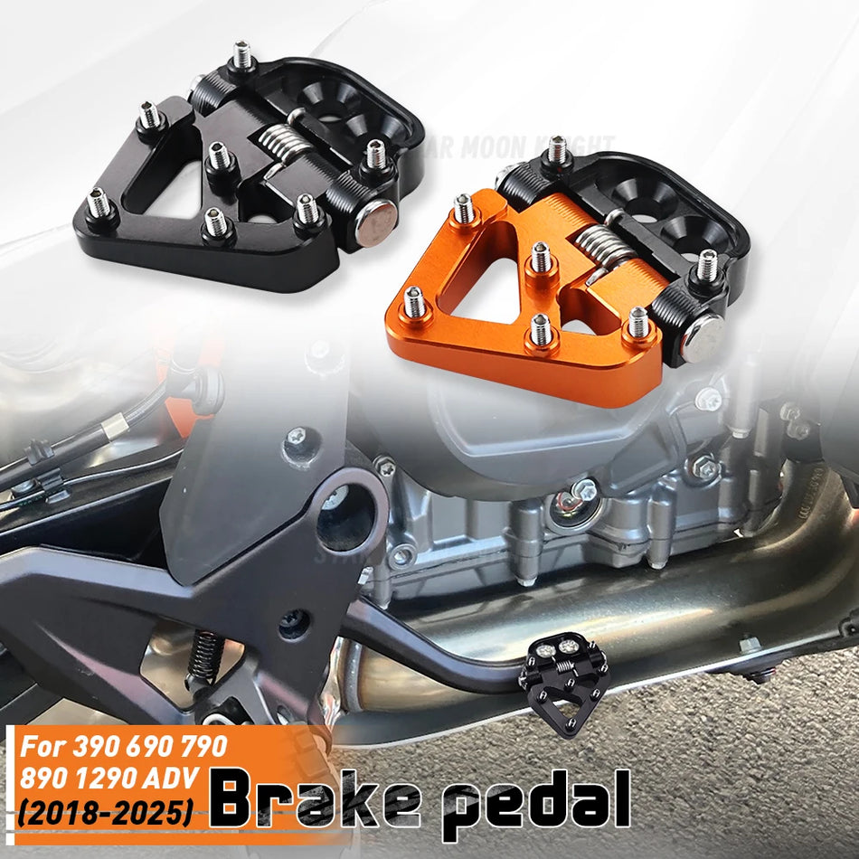 Star Moon Knight 390 690 790 890 1290 Adventure Brake Pedal Extension, Foldable Aluminum Alloy