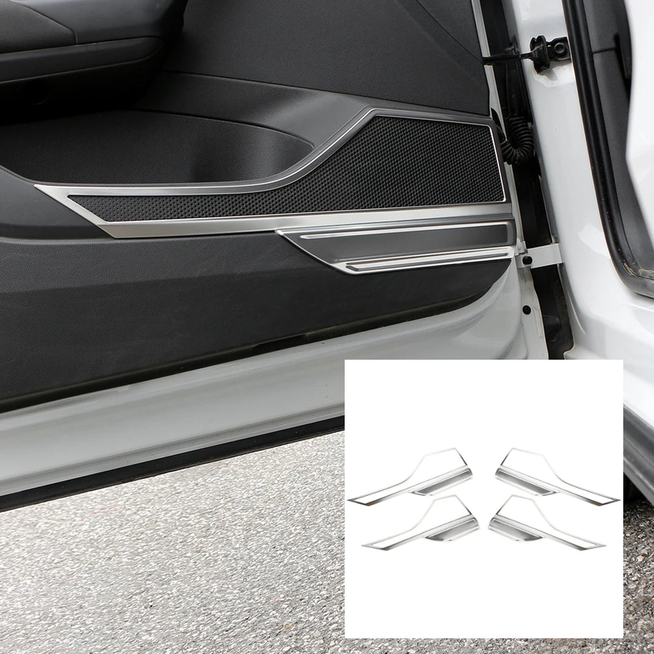 Durų garsiakalbio apdailos dangtelis nerūdijančio plieno rėmas Volkswagen VW T-Cross 2018-2023, interjero atnaujinimui