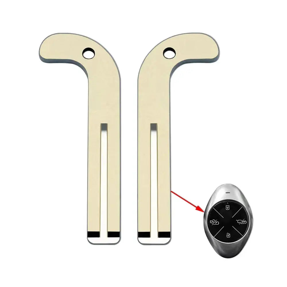 10PCS/Lot Car Smart Emergency Insert Key Blank Blade Replacement for ZEEKR 001 Xiaopeng P7 for BMW X7 Lixiang L1 L9 by InterCyprus Trading Ltd