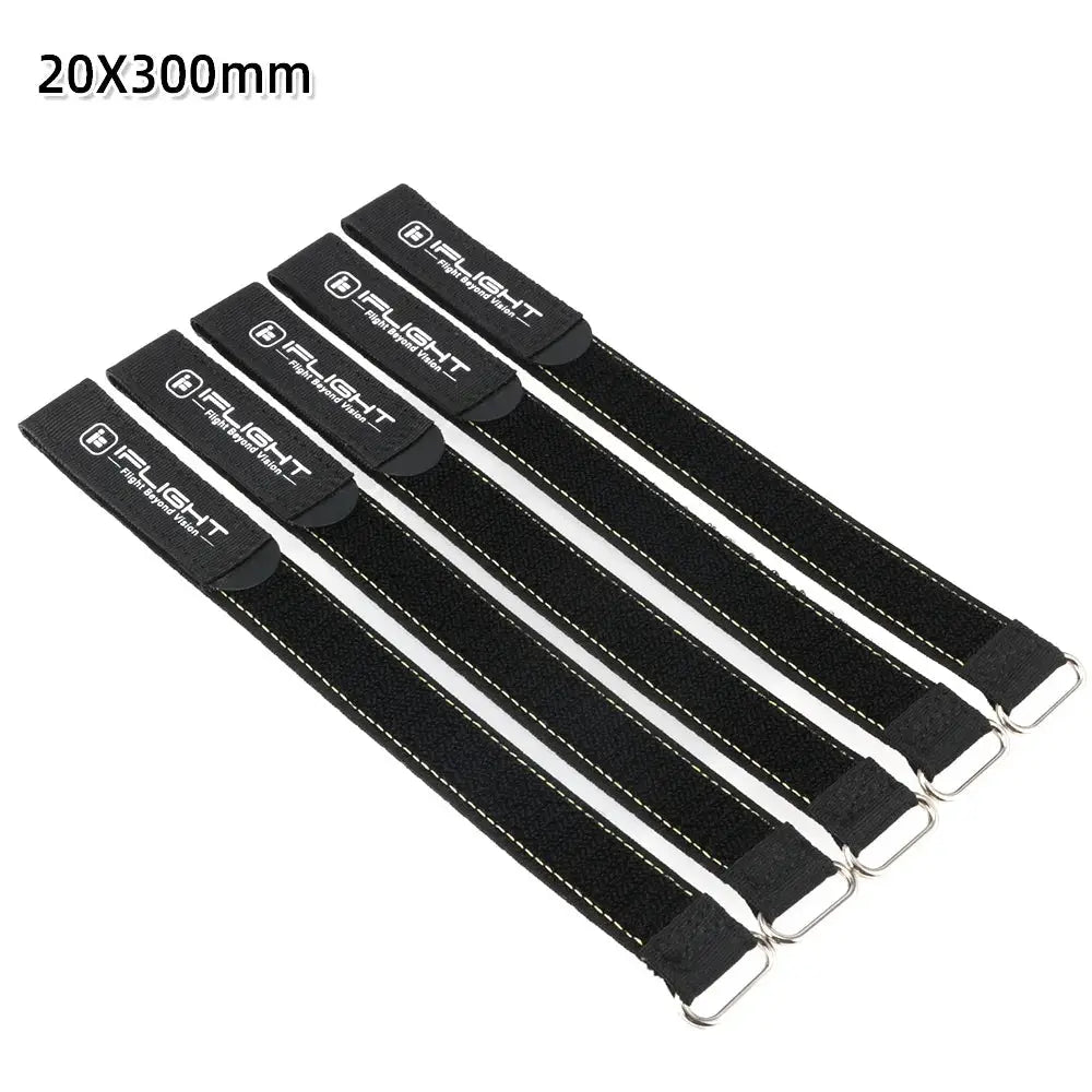 5pcs IFlight 20mm 15mm Width 500mm 400mm 300mm 250mm 200mm Length Microfiber Battery Strap Non-slip Belt for FPV by InterCyprus Trading Ltd