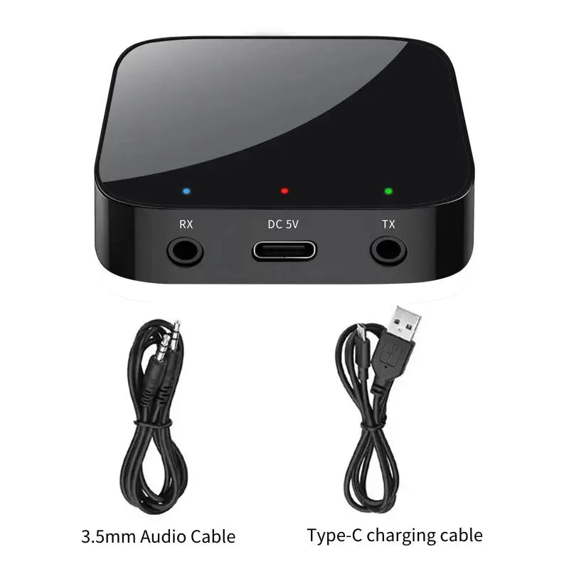 KEBIDUMEI Bluetooth 6.0 Audio Receiver Transmitter 3.5mm AUX Stereo Music Wireless Adapter For Car Kit PC TV Speaker Headphone by InterCyprus Trading Ltd