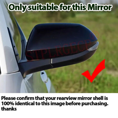 Rearview Side Wing Mirror Cover Cap Glossy Black Add-on M Style Shell for Toyota GR Yaris RZ RC XP210 2020-2025 2026 by InterCyprus Trading Ltd