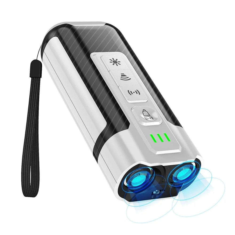 Ultrasonic Dog Bark Deterrent Device &ndash; Quick and Easy Behavior Correction Silver