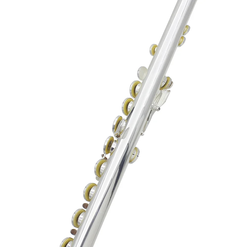Slade 16 Holes Flute C Key Closed Silver - Silver Plated