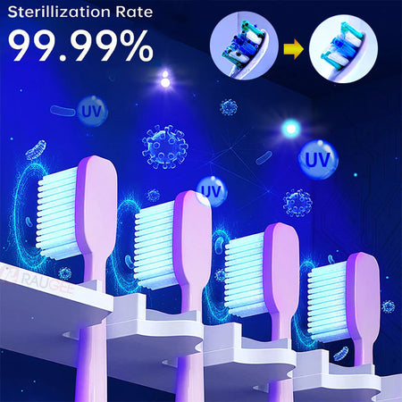 UV Toothbrush Sterilizer Holder &ndash; UV Sterilization and Drying