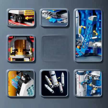 MOC Aerospaces Manned Rocket Center &ndash; Compatible with Lego