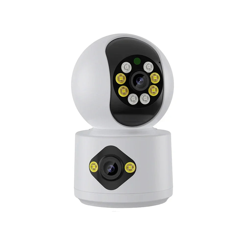 PEGATAH 4MP Dual Lens WiFi IP Camera &ndash; Night Vision &amp; PTZ Security Camera