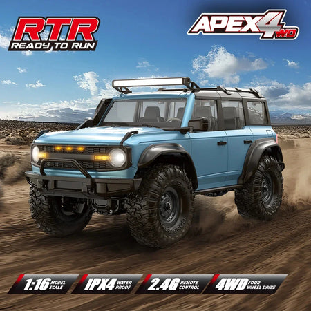 HB R1601 RC Car 1:16 4WD Off Road Model &ndash; LED Lights