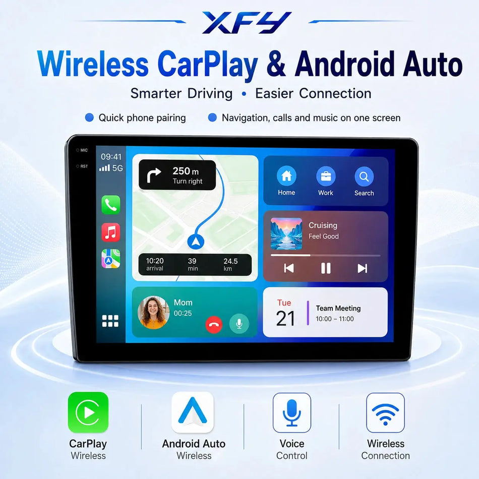 2DIN Android 15 CarPlay Head Unit for Volkswagen Nissan Hyundai Kia by InterCyprus Trading Ltd