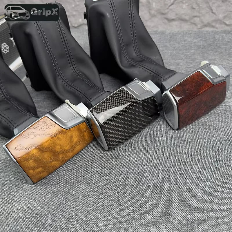 Mâner Schimbător de Viteză Audi Pentru A7 A3 A4 A5 Q5 C6, Finisaj din Piele Cromată