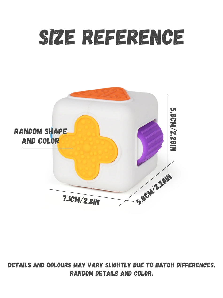 Sensory Hexahedron Fidget Cube Fingertip Roller Relief