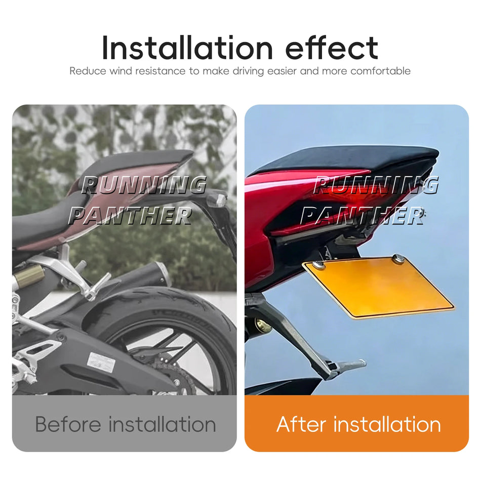 Aste Tidy numura zīmes turētājs CNC alumīnijs Ducati Panigale 899 959 1199