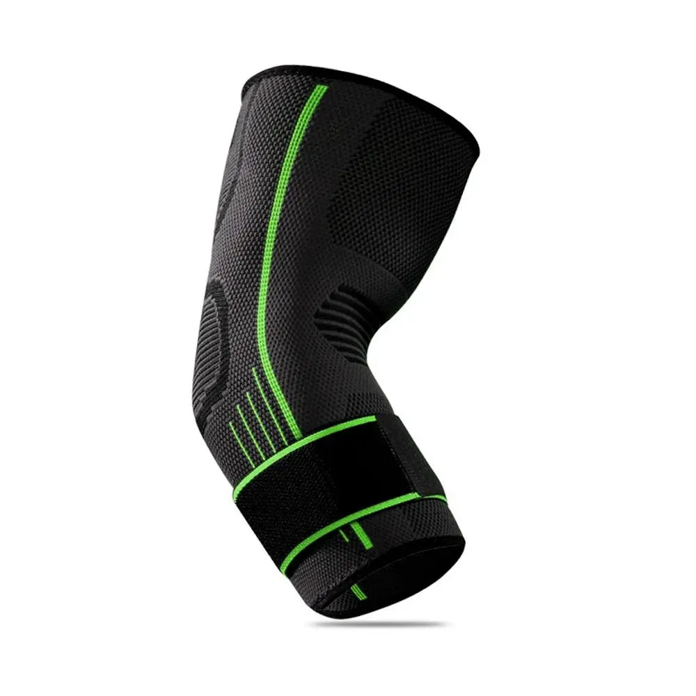 Elbow Compression Sleeve Support Brace for Arthritis and Sports green / XL
