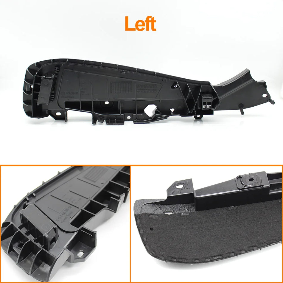 Sitzseitengestellabdeckungen für BMW X5 X6, vorne links und rechts, PC ABS Material, langlebige Innenverkleidung