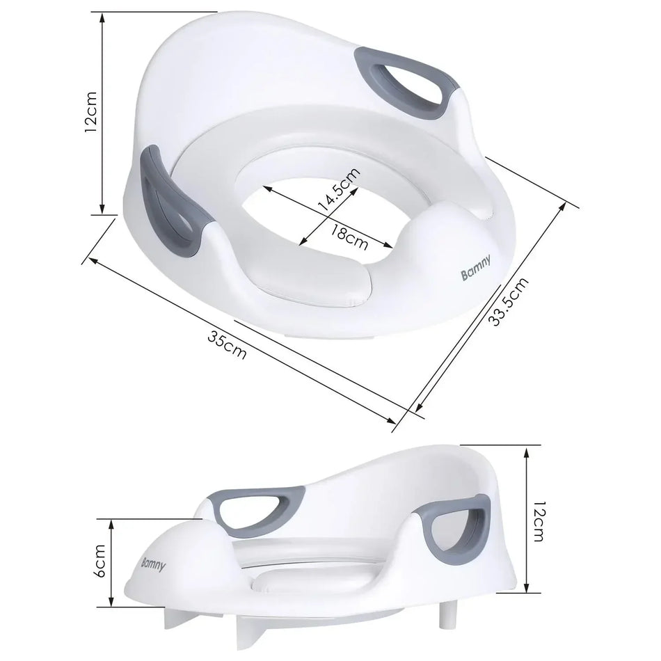 Potty Training Seat For Kids With Splash Guard Handles