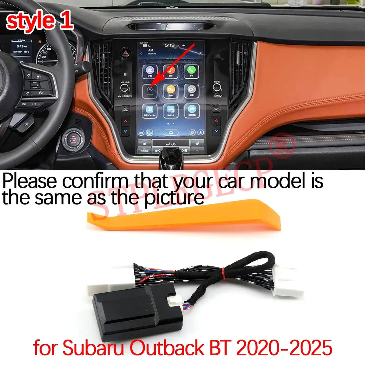 For Subaru Outback BT 2020-2025 Car Automatic Stop Start Engine System Off Cable Plug and Play Eliminator Parts by InterCyprus Trading Ltd