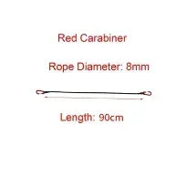 Heavy Duty Bungee Cord with Carabiner Hooks - Versatile Camping &amp; Luggage Accessory 90CM