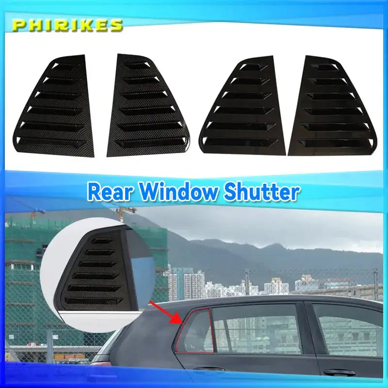 Naljepnica za Volkswagen Golf Mk7 stražnje bočne prozore rešetke zrakoplov za Mk7 standardni GTI GTD R R-Line 2013-2017 2017-2020