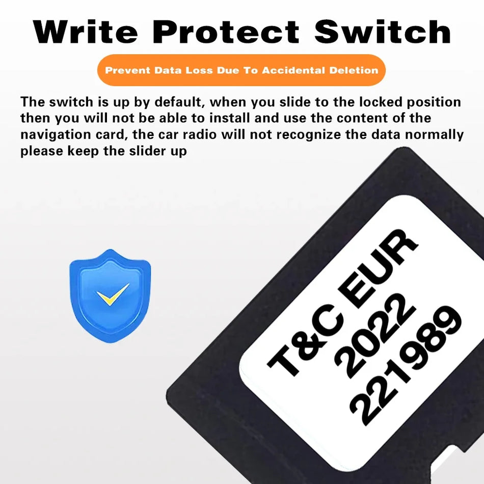 221989 Touch And Connect Navi SD Card &ndash; Europe Maps